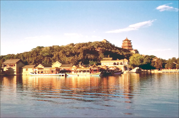 A Panoramic View of the Summer Palace