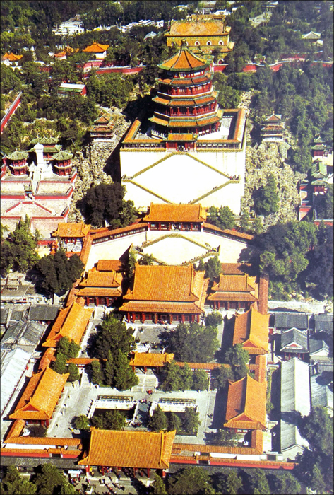 A Bird's-eye View of the Tower of Buddhist Incense