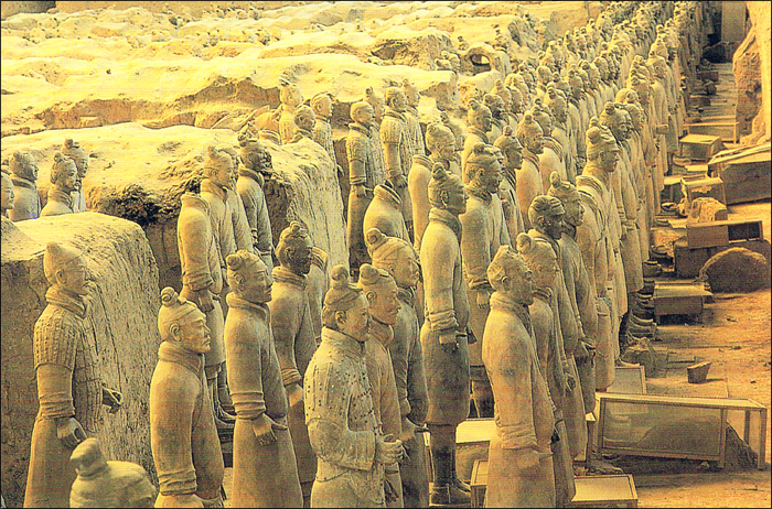 Pit No. 1 of Qin Shihuang's Terracotta Warriors and Horses