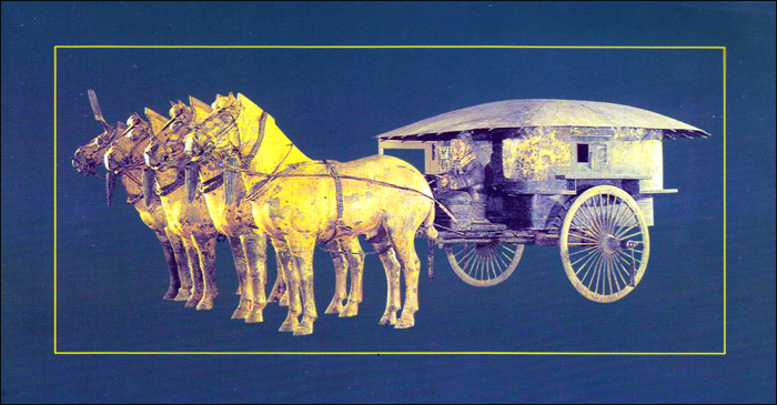 No 2. Bronze Chariot and Horses