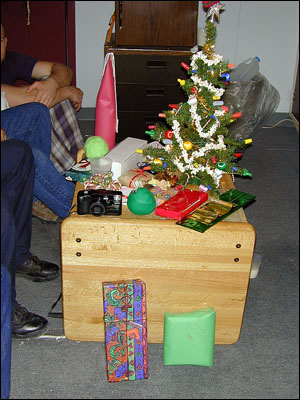 Christmas tree with presents