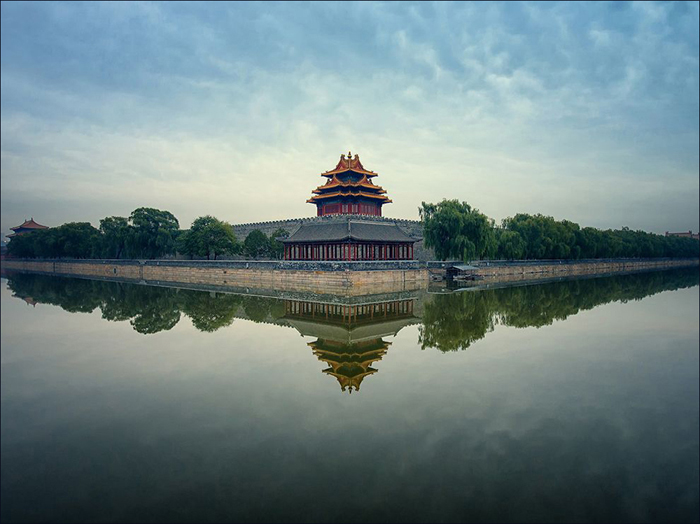 A watchtower of the Forbidden City