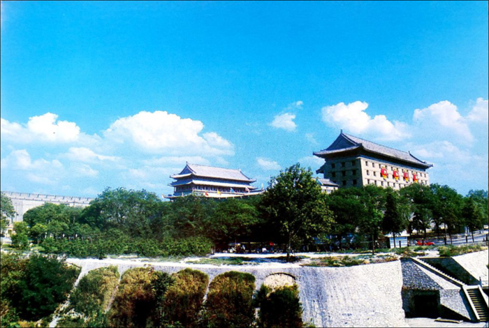 Western City in Rosy Clouds