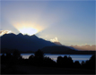 Sunset over Lake Manapouri