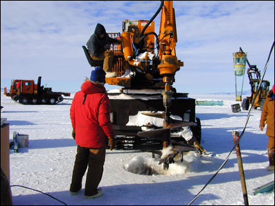 Drilling Ice