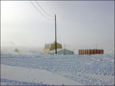 Digging out buildings at Willy Field