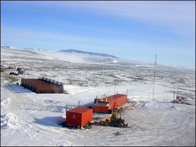 Approaching Marble Point Refueling Station