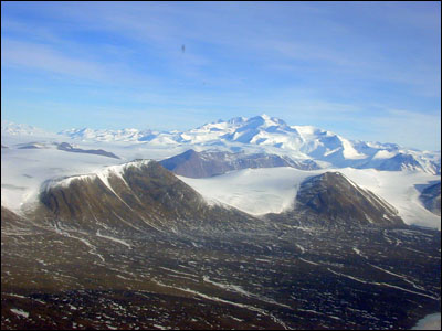 Dry Valleys from the air