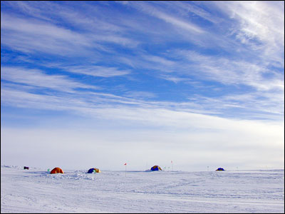 Tents at Byrd Surface Camp