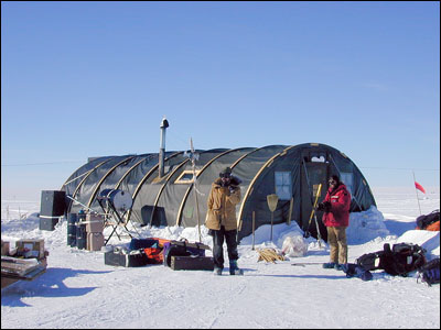 Our gear near the jamesway