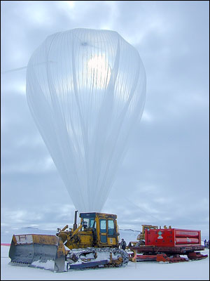 Inflating balloon