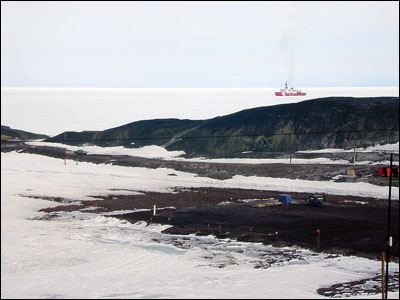 The Polar Sea off the coast of Hut Point