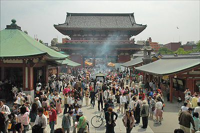Sensoji Temple - Hozomon, Main Gate